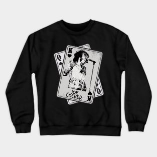 Retro Joe cocker 1972s Card Style Crewneck Sweatshirt